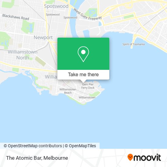 The Atomic Bar map