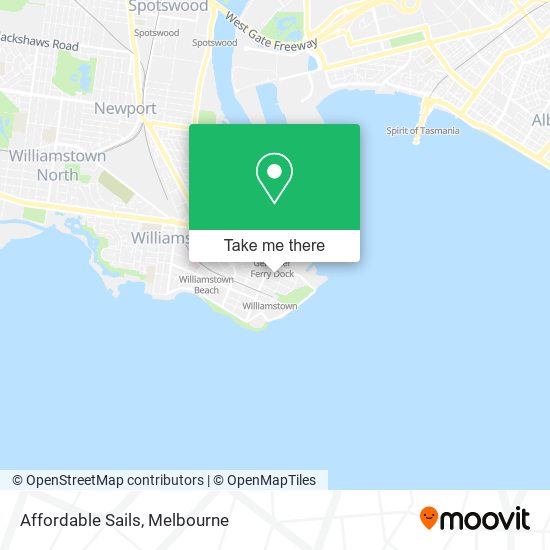 Affordable Sails map
