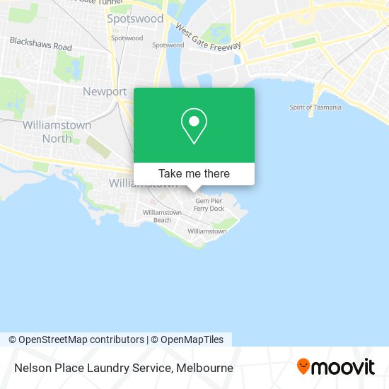 Mapa Nelson Place Laundry Service