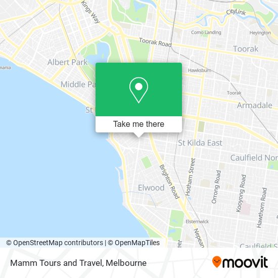 Mamm Tours and Travel map