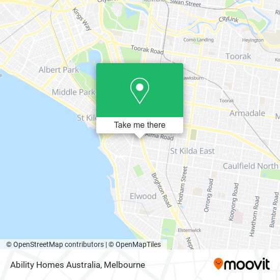 Ability Homes Australia map
