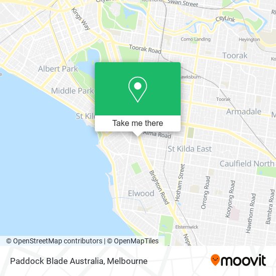 Paddock Blade Australia map