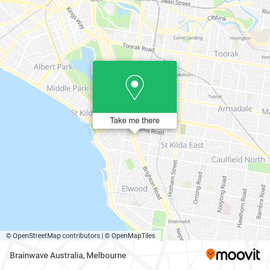 Mapa Brainwave Australia