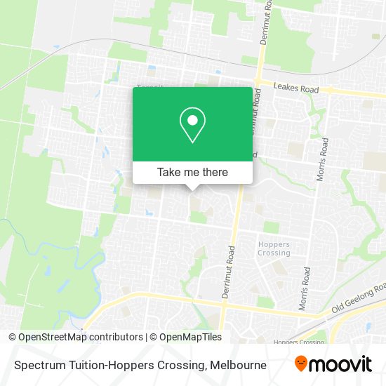 Spectrum Tuition-Hoppers Crossing map