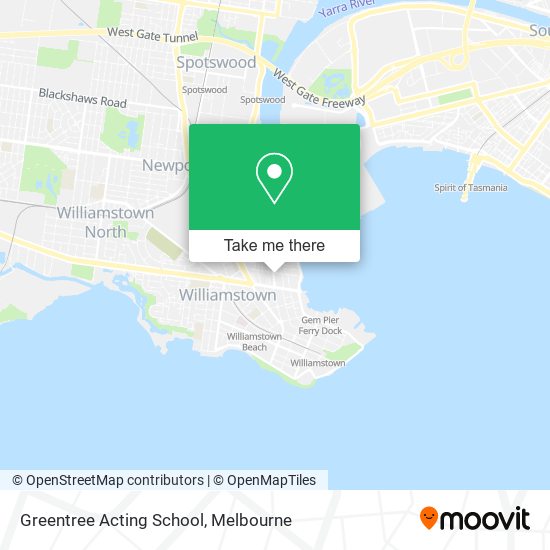 Greentree Acting School map