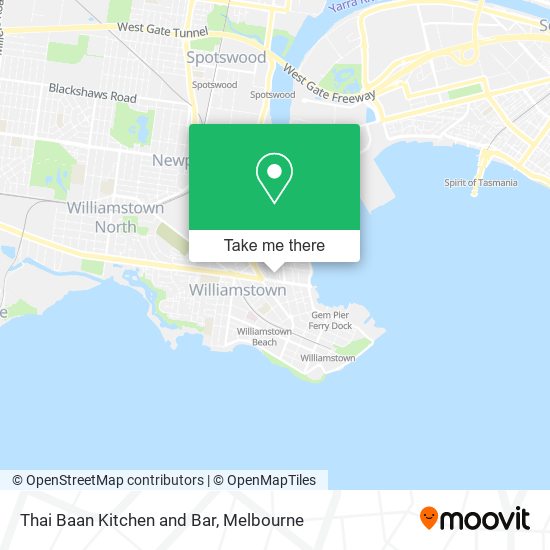 Thai Baan Kitchen and Bar map