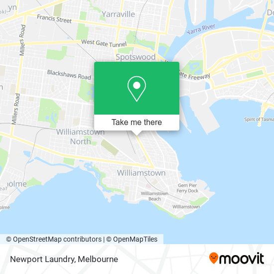 Newport Laundry map