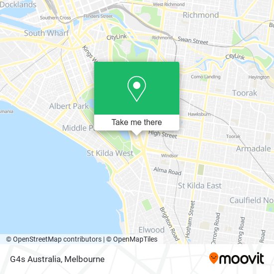 Mapa G4s Australia