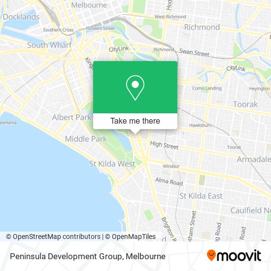 Peninsula Development Group map