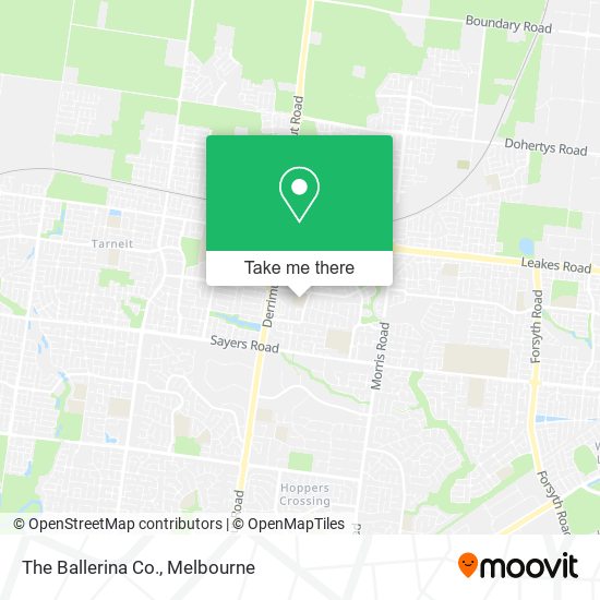The Ballerina Co. map