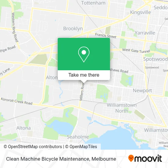 Mapa Clean Machine Bicycle Maintenance