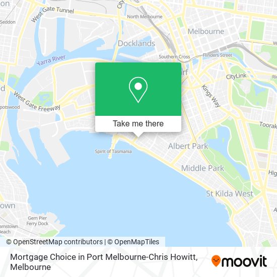 Mapa Mortgage Choice in Port Melbourne-Chris Howitt