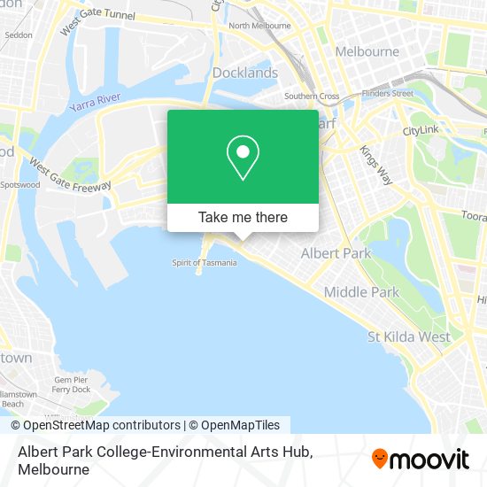 Albert Park College-Environmental Arts Hub map