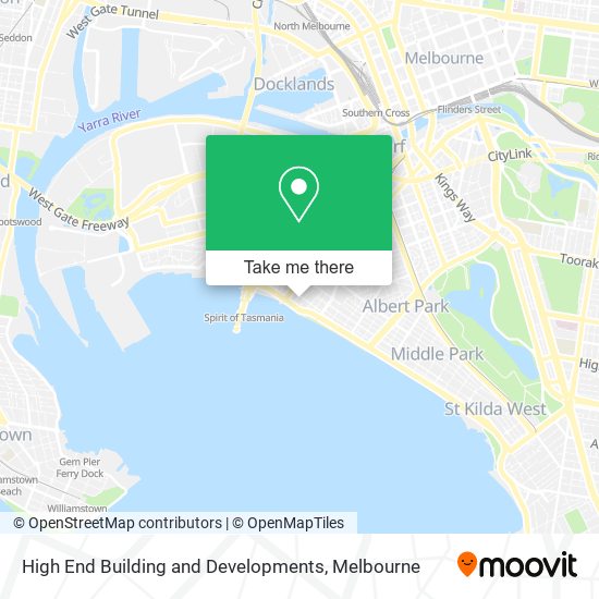 High End Building and Developments map
