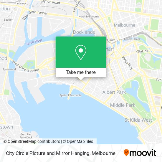 City Circle Picture and Mirror Hanging map