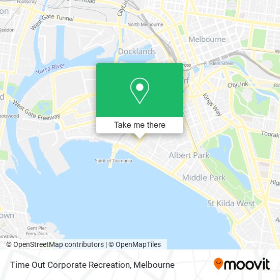 Time Out Corporate Recreation map