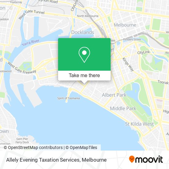 Mapa Allely Evening Taxation Services