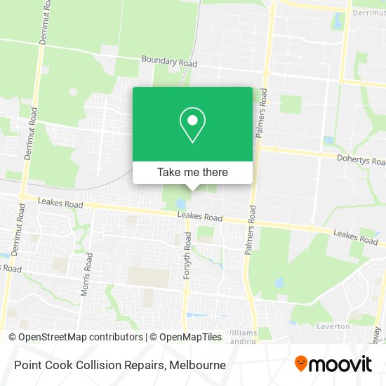 Point Cook Collision Repairs map