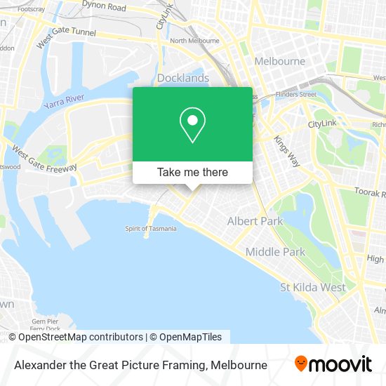 Alexander the Great Picture Framing map