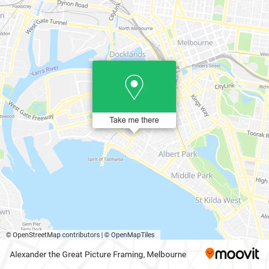 Alexander the Great Picture Framing map