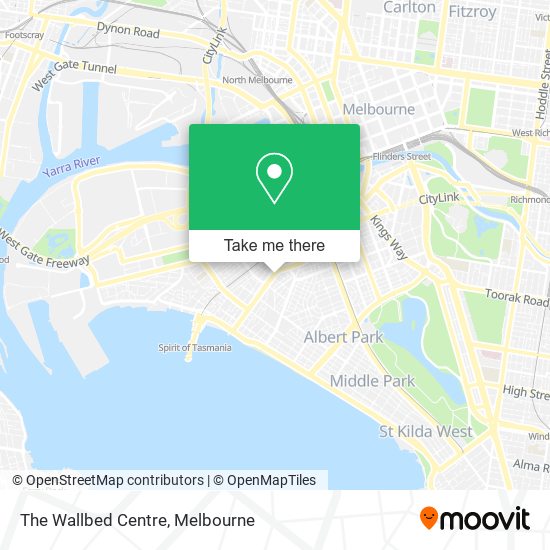 The Wallbed Centre map