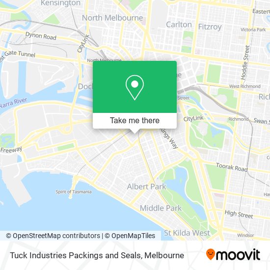 Tuck Industries Packings and Seals map