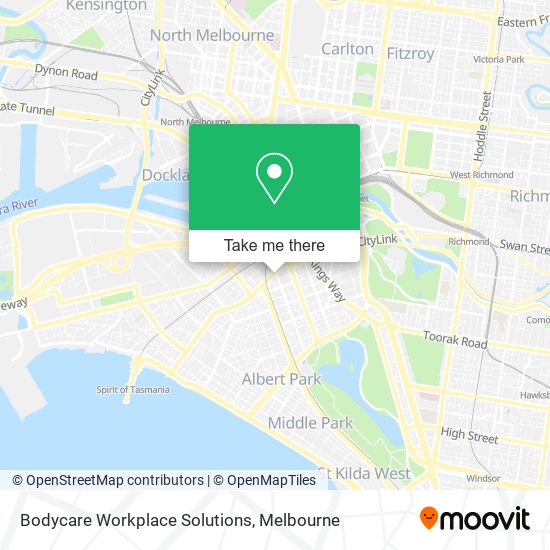 Bodycare Workplace Solutions map