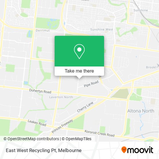 East West Recycling Pt map