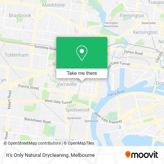 Mapa It's Only Natural Drycleaning