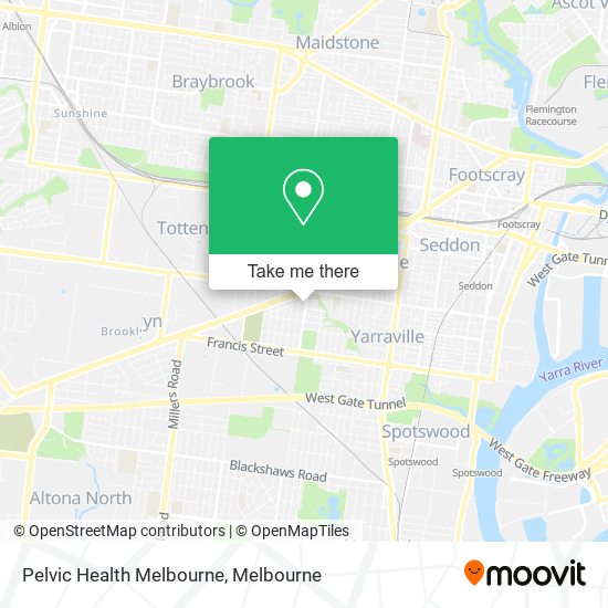 Pelvic Health Melbourne map