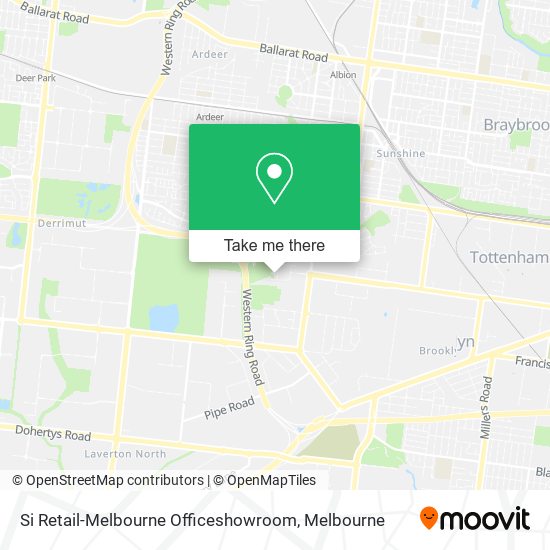 Si Retail-Melbourne Officeshowroom map