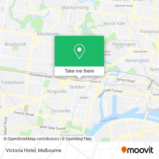 Victoria Hotel map