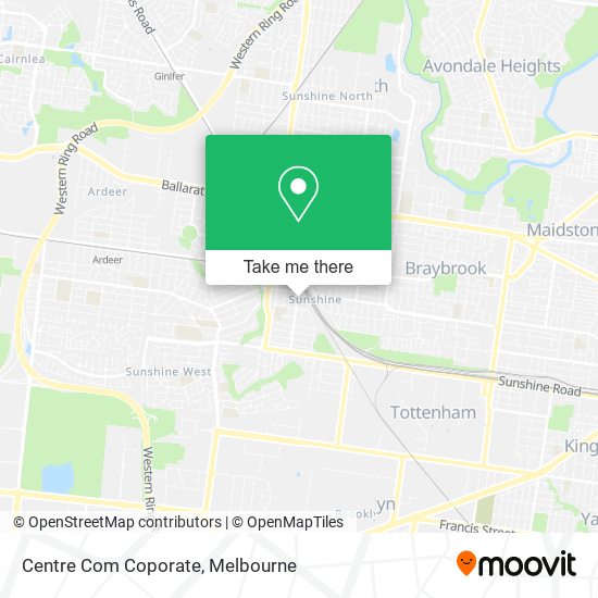 Centre Com Coporate map