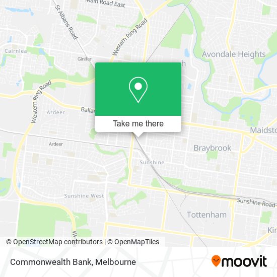 Commonwealth Bank map