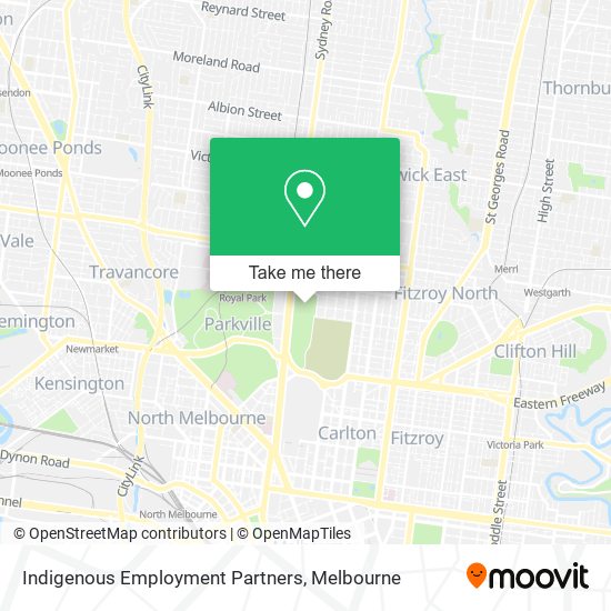Indigenous Employment Partners map