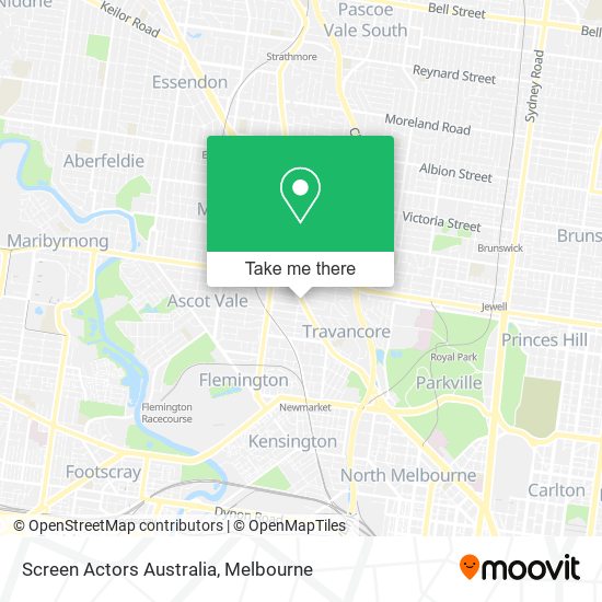 Screen Actors Australia map