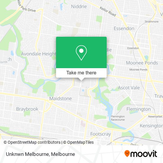 Unknwn Melbourne map