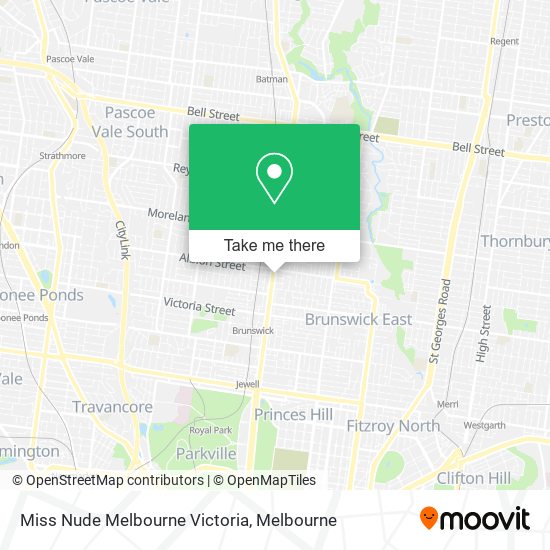 Miss Nude Melbourne Victoria map