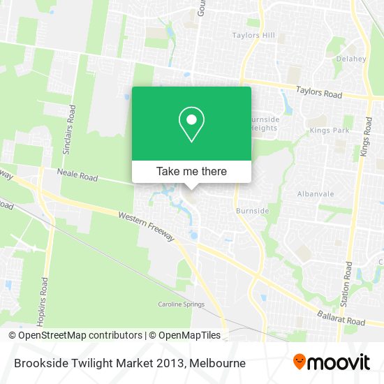 Brookside Twilight Market 2013 map