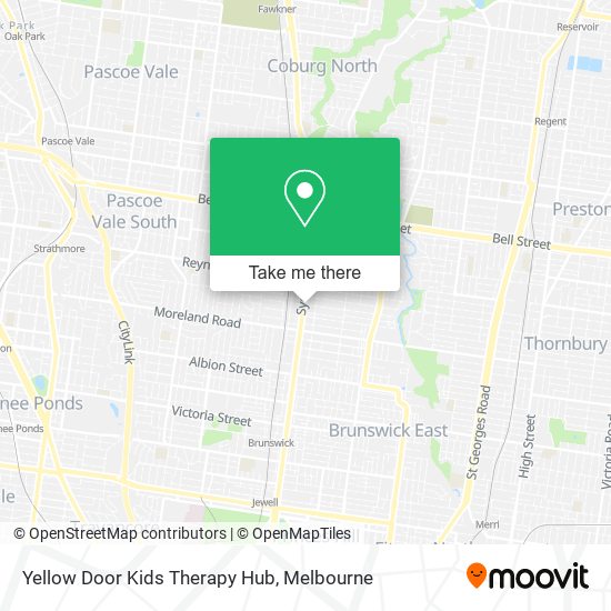 Yellow Door Kids Therapy Hub map