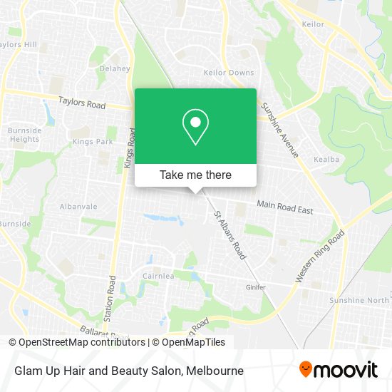 Glam Up Hair and Beauty Salon map