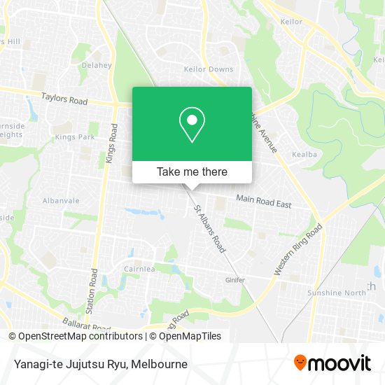 Yanagi-te Jujutsu Ryu map