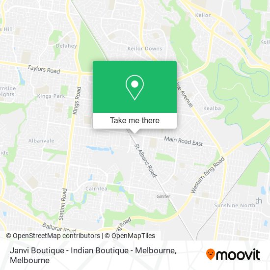 Janvi Boutique - Indian Boutique - Melbourne map