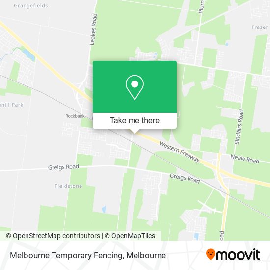 Melbourne Temporary Fencing map