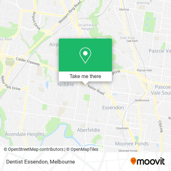 Mapa Dentist Essendon