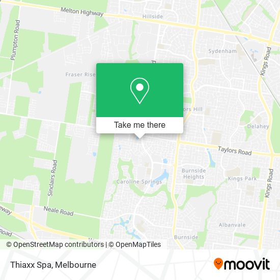 Thiaxx Spa map