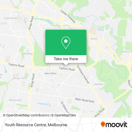 Youth Resource Centre map