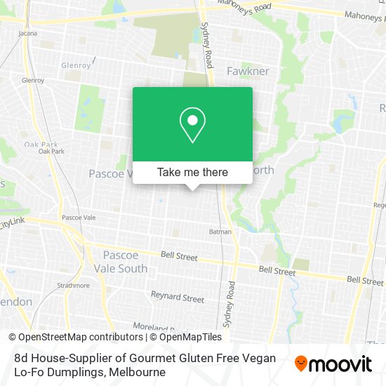 8d House-Supplier of Gourmet Gluten Free Vegan Lo-Fo Dumplings map