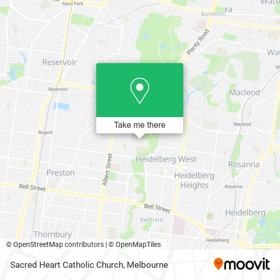 Sacred Heart Catholic Church map