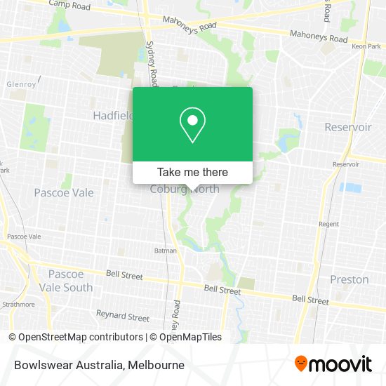 Bowlswear Australia map